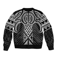 Ma Maori Ta Moko Poutama Art Bomber Jacket