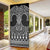 Ma Maori Ta Moko Poutama Art Door Cover - Polynesian Pride