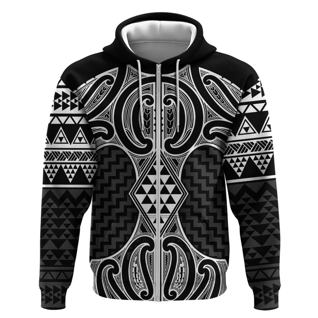 Ma Maori Ta Moko Poutama Art Hoodie
