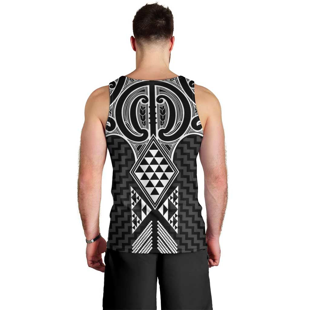 Ma Maori Ta Moko Poutama Art Men Tank Top