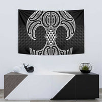 Ma Maori Ta Moko Poutama Art Tapestry