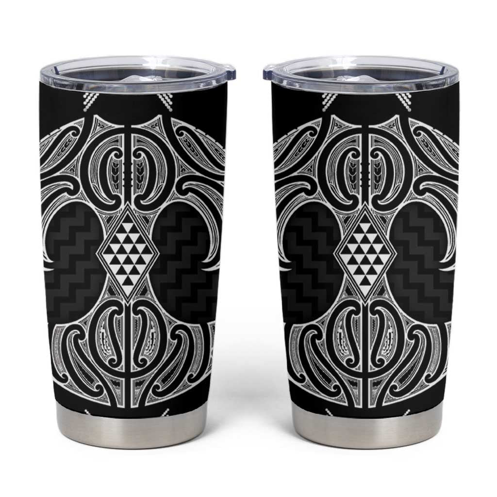 Ma Maori Ta Moko Poutama Art Tumbler Cup