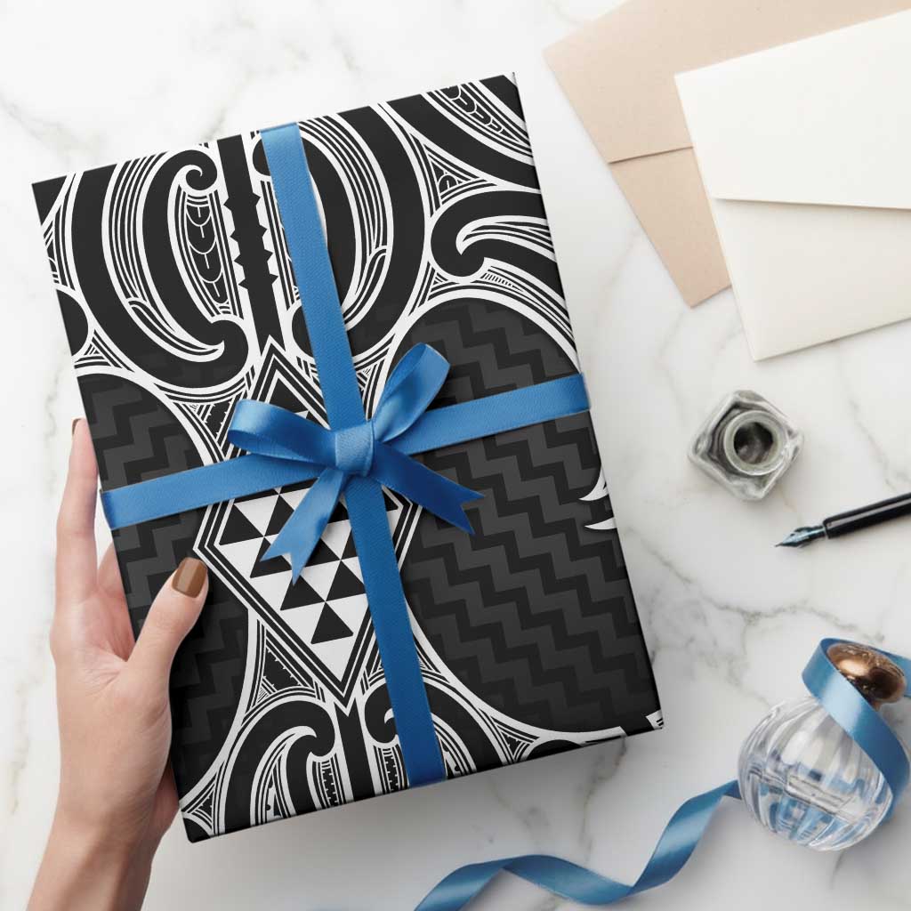 Ma Maori Ta Moko Poutama Art Wrapping Paper - Polynesian Pride