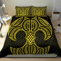 Mahi-dawg Maori Ta Moko Poutama Art Bedding Set