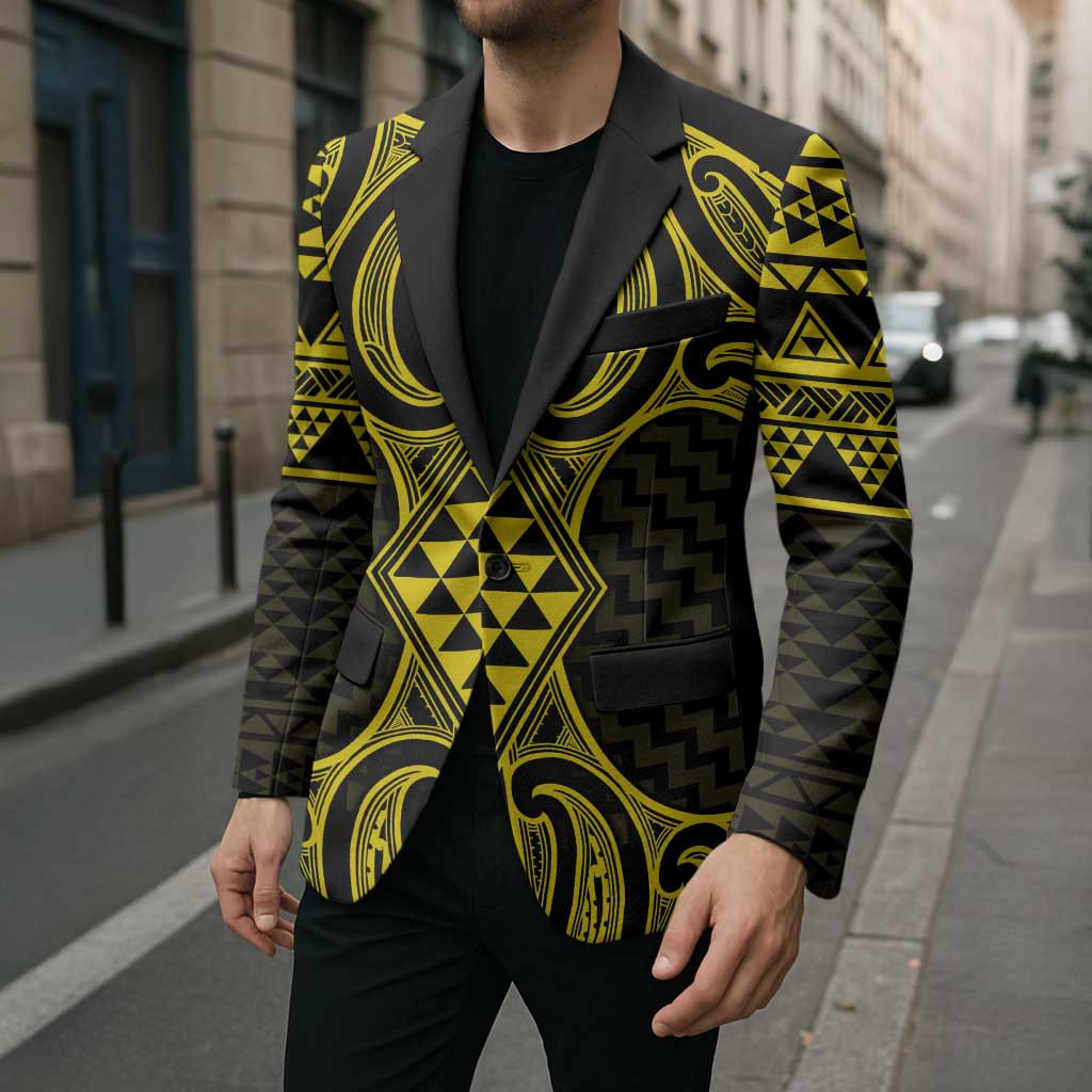 Mahi-dawg Maori Ta Moko Poutama Art Blazer - Polynesian Pride