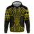 Mahi-dawg Maori Ta Moko Poutama Art Hoodie