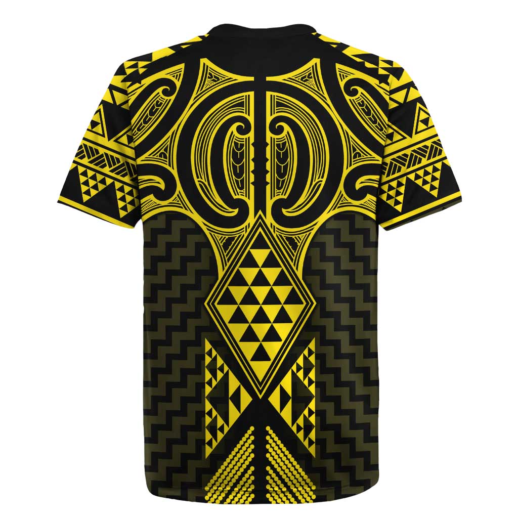 Mahi-dawg Maori Ta Moko Poutama Art Rugby Jersey
