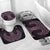 Mawhero Maori Ta Moko Poutama Art Bathroom Set - Polynesian Pride