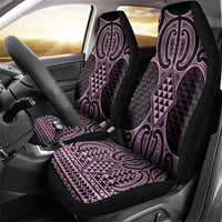 Mawhero Maori Ta Moko Poutama Art Car Seat Cover