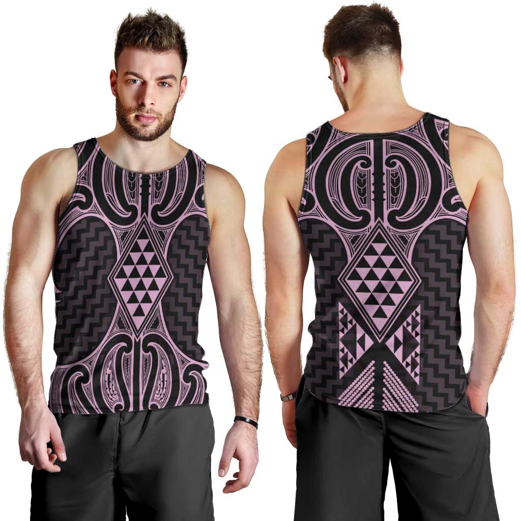 Mawhero Maori Ta Moko Poutama Art Men Tank Top
