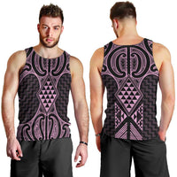 Mawhero Maori Ta Moko Poutama Art Men Tank Top