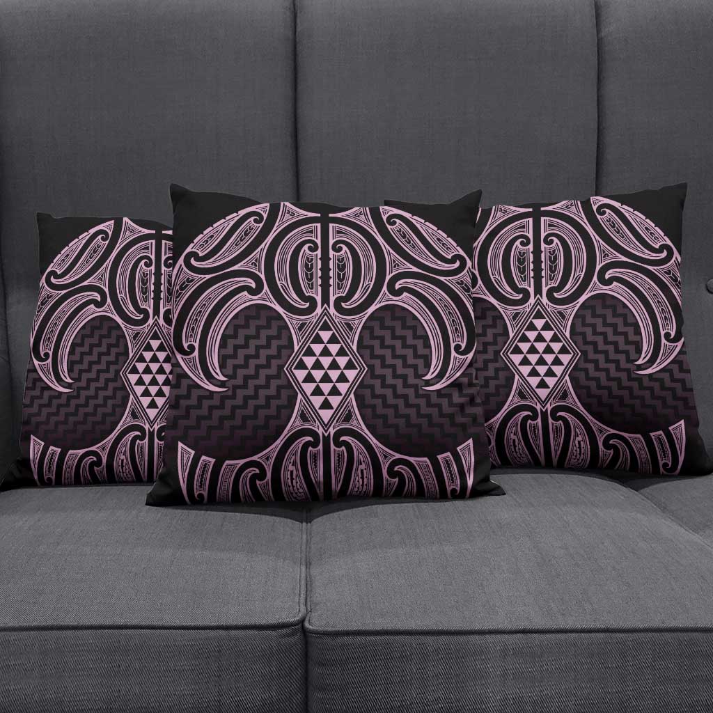 Mawhero Maori Ta Moko Poutama Art Pillow Cover - Polynesian Pride