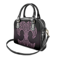 Mawhero Maori Ta Moko Poutama Art Shoulder Handbag