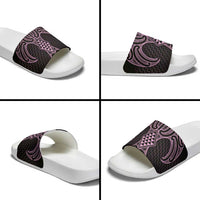 Mawhero Maori Ta Moko Poutama Art Slide Sandals - Polynesian Pride