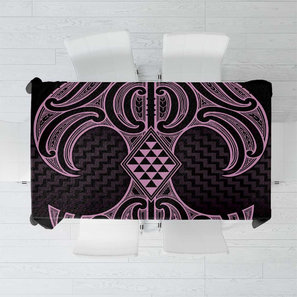 Mawhero Maori Ta Moko Poutama Art Tablecloth