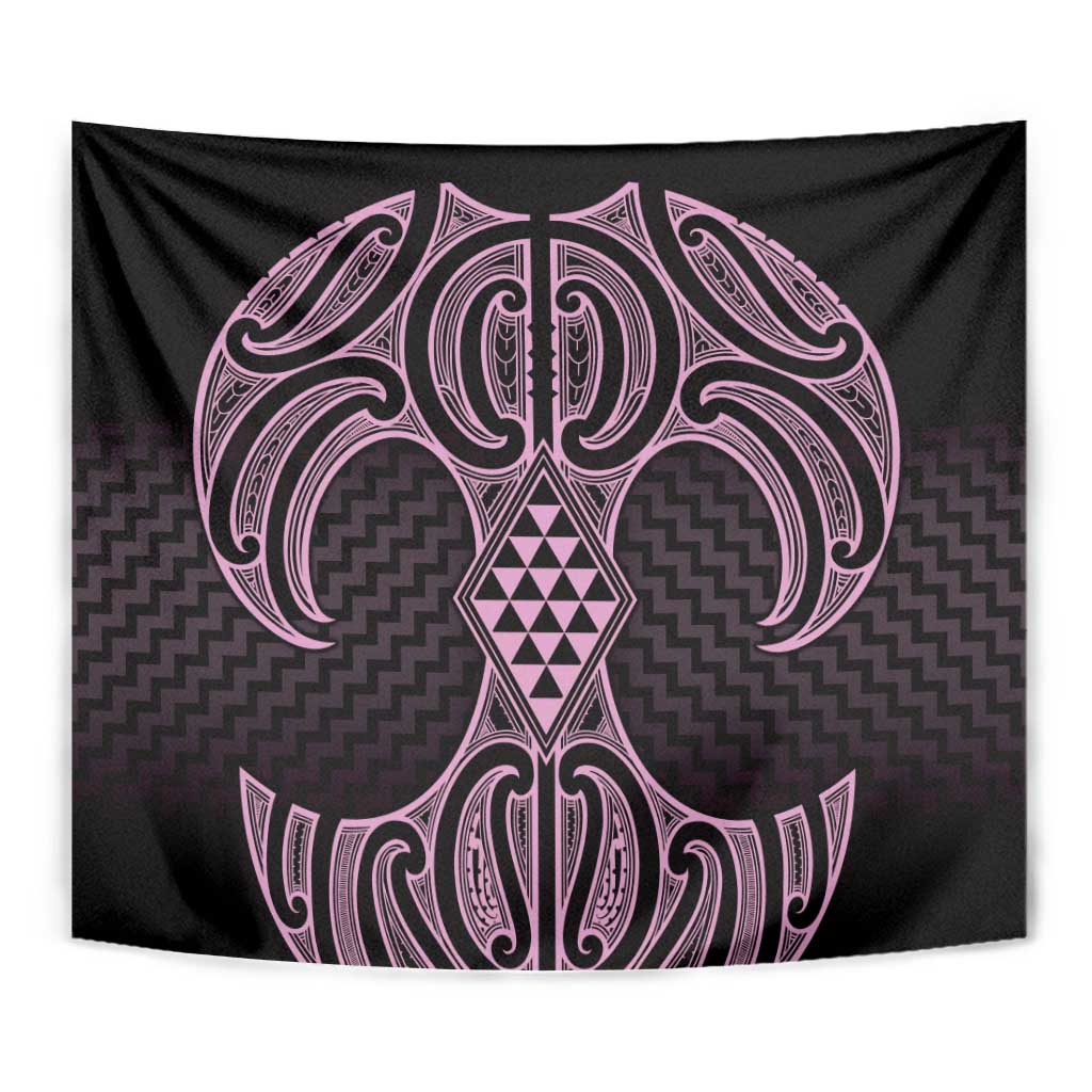 Mawhero Maori Ta Moko Poutama Art Tapestry