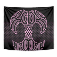 Mawhero Maori Ta Moko Poutama Art Tapestry