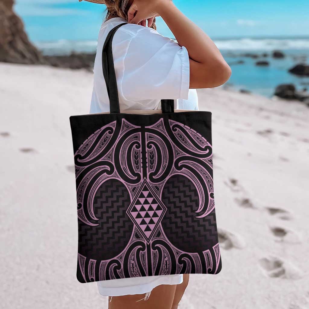 Mawhero Maori Ta Moko Poutama Art Tote Bag - Polynesian Pride