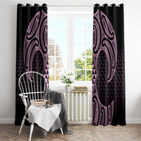 Mawhero Maori Ta Moko Poutama Art Window Curtain