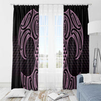Mawhero Maori Ta Moko Poutama Art Window Curtain