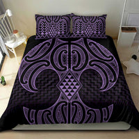 Waiporoporo Maori Ta Moko Poutama Art Bedding Set