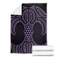 Waiporoporo Maori Ta Moko Poutama Art Blanket