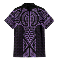 Waiporoporo Maori Ta Moko Poutama Art Family Matching Mermaid Dress and Hawaiian Shirt