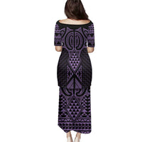 Waiporoporo Maori Ta Moko Poutama Art Family Matching Puletasi and Hawaiian Shirt