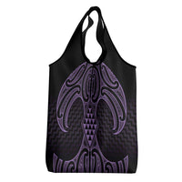 Waiporoporo Maori Ta Moko Poutama Art Grocery Bag