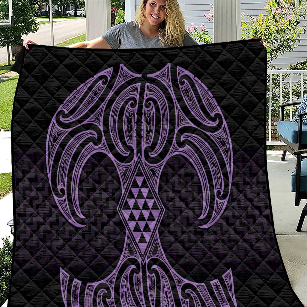 Waiporoporo Maori Ta Moko Poutama Art Quilt