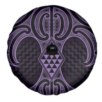 Waiporoporo Maori Ta Moko Poutama Art Spare Tire Cover