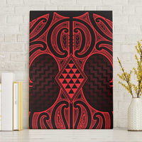 Whero Maori Ta Moko Poutama Art Canvas Wall Art