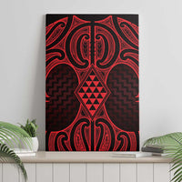 Whero Maori Ta Moko Poutama Art Canvas Wall Art