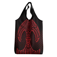 Whero Maori Ta Moko Poutama Art Grocery Bag