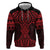 Whero Maori Ta Moko Poutama Art Hoodie
