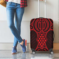 Whero Maori Ta Moko Poutama Art Luggage Cover