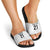 New Zealand Rangatira Custom Slide Sandals All White Niho Taniwha Maori Tribal - Polynesian Pride