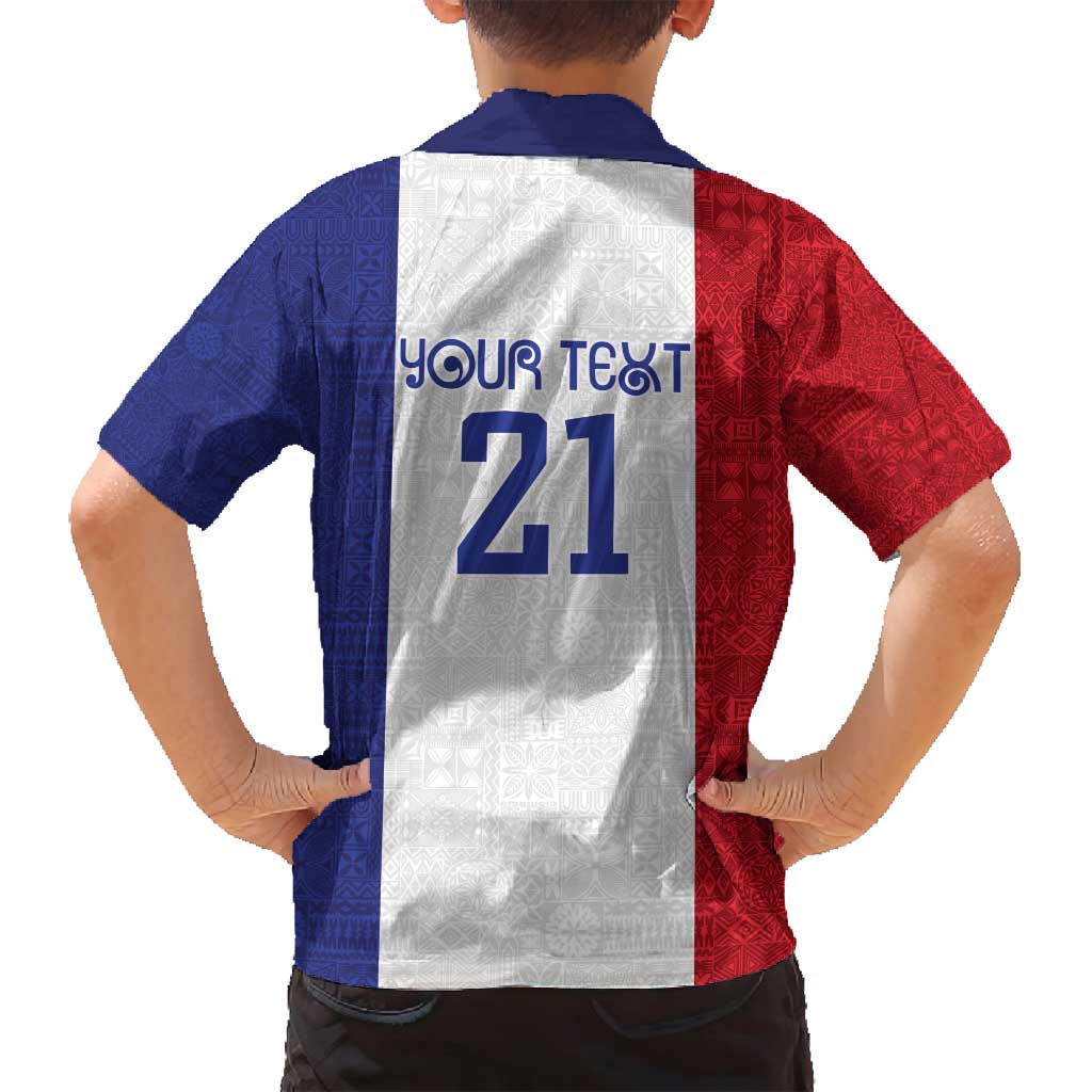 New Zealand Rugby Pacific Personalised Family Matching Long Sleeve Bodycon Dress and Hawaiian Shirt Maori Style Tribal Tapa Pattern