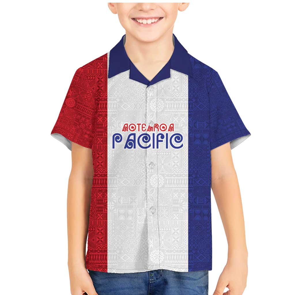 New Zealand Rugby Pacific Personalised Family Matching Mermaid Dress and Hawaiian Shirt Maori Style Tribal Tapa Pattern