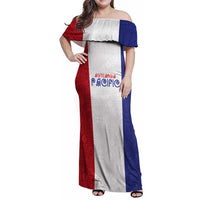 New Zealand Rugby Pacific Personalised Family Matching Off Shoulder Maxi Dress and Hawaiian Shirt Maori Style Tribal Tapa Pattern