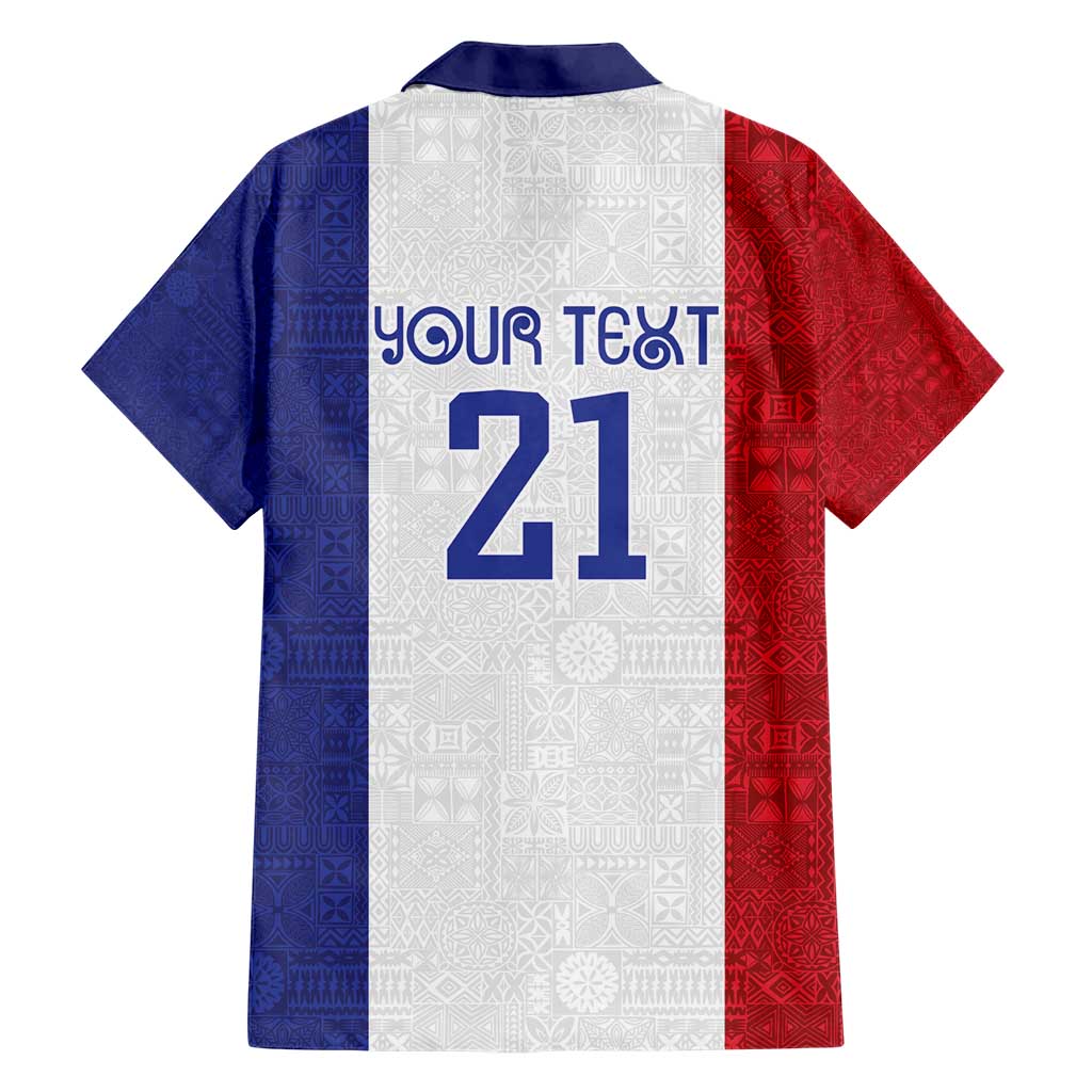 New Zealand Rugby Pacific Personalised Hawaiian Shirt Maori Style Tribal Tapa Pattern