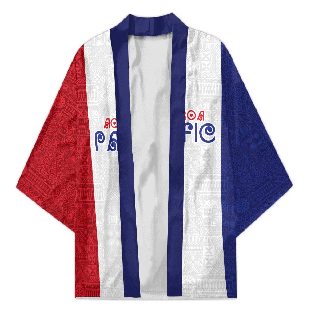 New Zealand Rugby Pacific Personalised Kimono Maori Style Tribal Tapa Pattern - Polynesian Pride