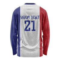 New Zealand Rugby Pacific Personalised Long Sleeve Shirt Maori Style Tribal Tapa Pattern