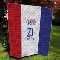 New Zealand Rugby Pacific Personalised Quilt Maori Style Tribal Tapa Pattern