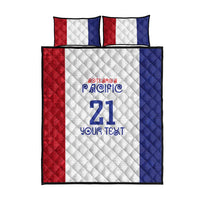 New Zealand Rugby Pacific Personalised Quilt Bed Set Maori Style Tribal Tapa Pattern