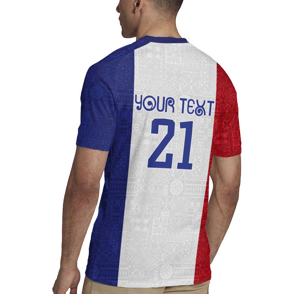 New Zealand Rugby Pacific Personalised Rugby Jersey Maori Style Tribal Tapa Pattern