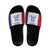 New Zealand Rugby Pacific Personalised Slide Sandals Maori Style Tribal Tapa Pattern - Polynesian Pride