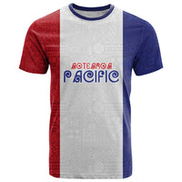 New Zealand Rugby Pacific Personalised T Shirt Maori Style Tribal Tapa Pattern