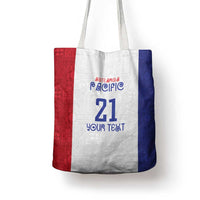 New Zealand Rugby Pacific Personalised Tote Bag Maori Style Tribal Tapa Pattern - Polynesian Pride