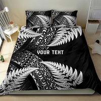 New Zealand Rugby Pacific Personalised Bedding Set All Black Maori Pasifika Fern Pattern